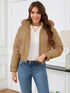 'Celandine' Hooded Cropped Coat - Celes Fashion